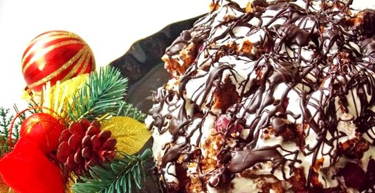 Торт Пинчер кучерявый с вишней