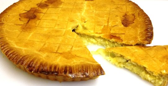 Сырно-луковый пирог