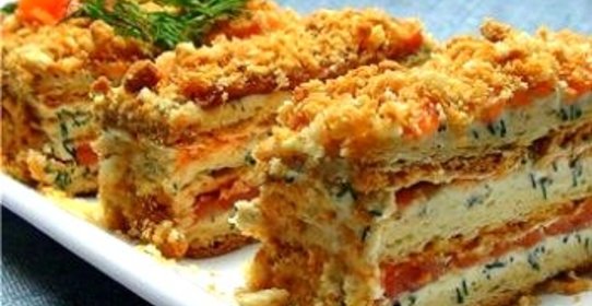 Салат Наполеон с курицей