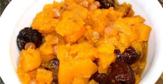 Тыква в микроволновке