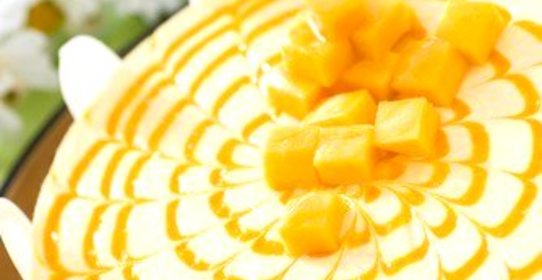 Кокосовый торт с манго