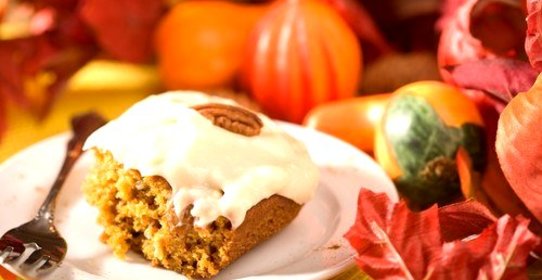 Быстрый тыквенный пирог с корицей