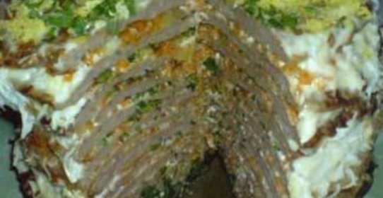 Печеночный торт