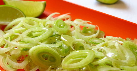 Салат из фенхеля с лаймом