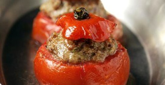 Помидоры, фаршированные телятиной
