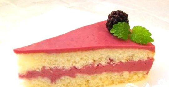 Ежевичный торт