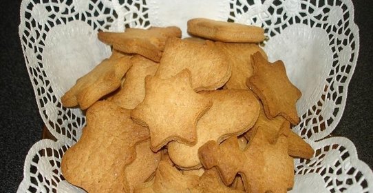 Песочное медовое печенье