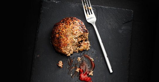 Сочные котлеты из говядины с курдюком и зеленью