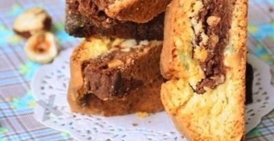 Двухцветные бискотти