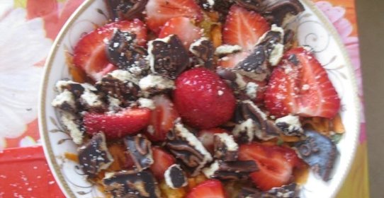 Салат с печеньем