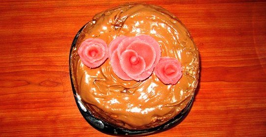 Шарлотка в шоколаде