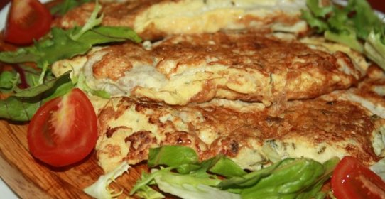 Свиные отбивные в яйце с пармезаном