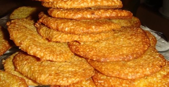 Кунжутное печенье