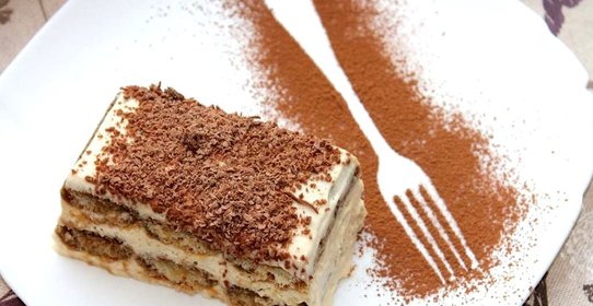 Тирамису из готовых бисквитных коржей