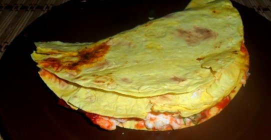 Тортильи с яйцом