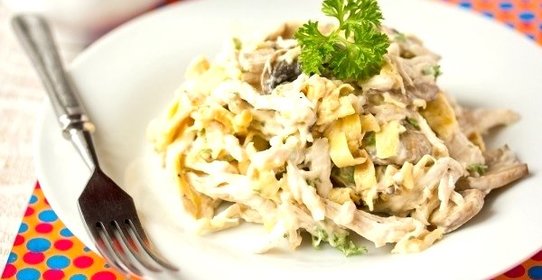Салат «Рваная курица»