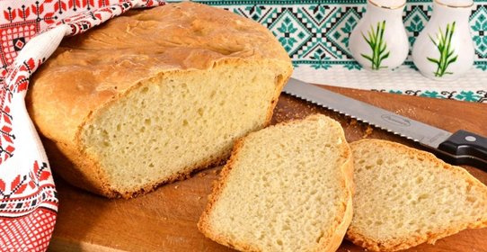 Простой домашний белый хлеб