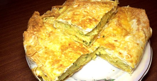 Пирог из лаваша
