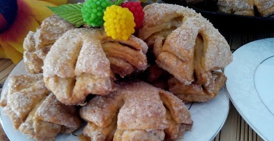 Печенье Гусиные лапки из творога