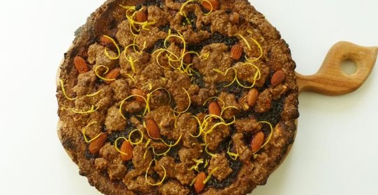 Линзеровский ореховый пирог