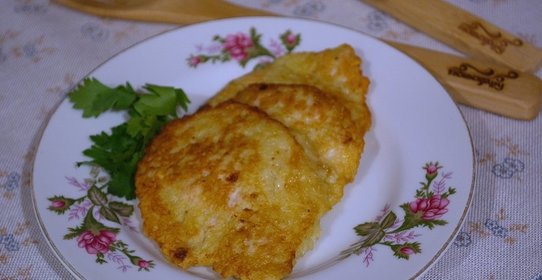 Картофельные котлеты с курицей