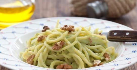 Паста с зеленым горошком