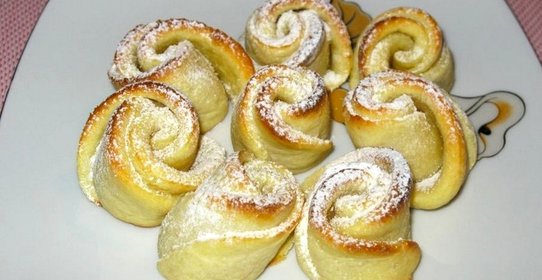 Творожные цветочки