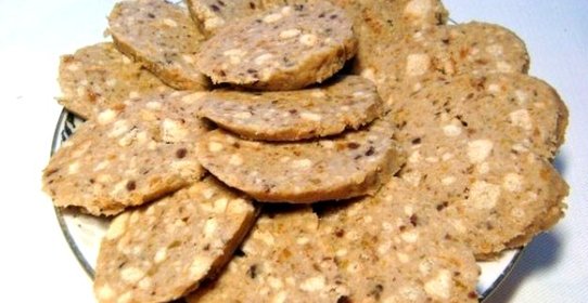 Колбаска из печенья
