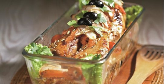 Запеченная курица по-провански