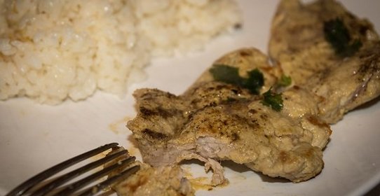 Свиная отбивная в горчице