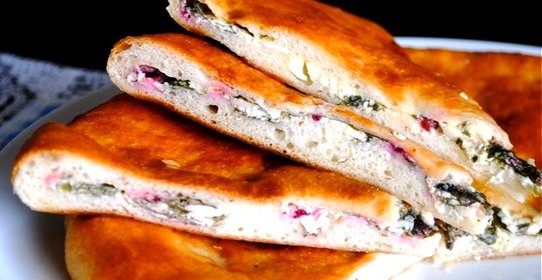 Осетинский пирог с ботвой