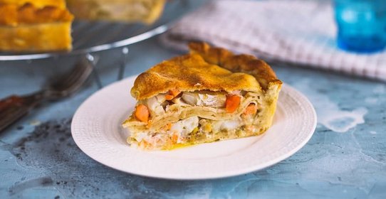 Кулебяка с рыбой