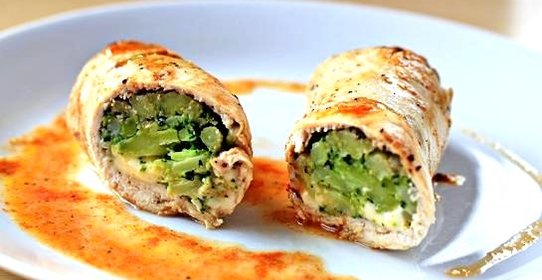 Курица с брокколи и сыром