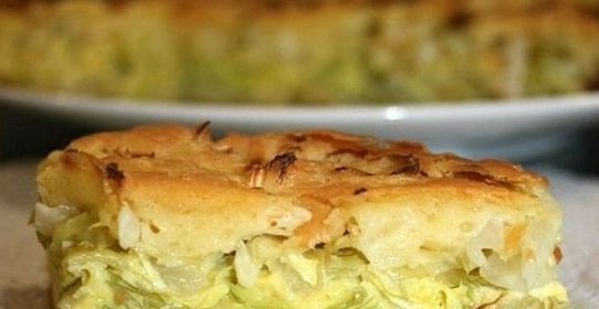 Быстрый заливной пирог