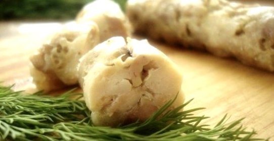Куриные колбаски