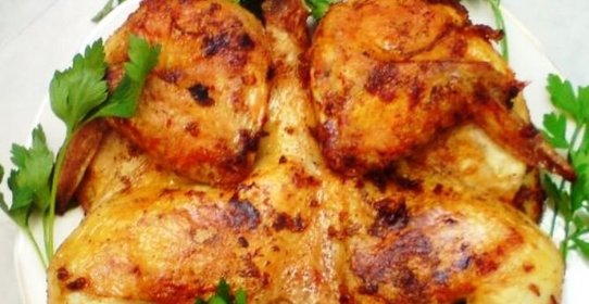 Курица табака в духовке