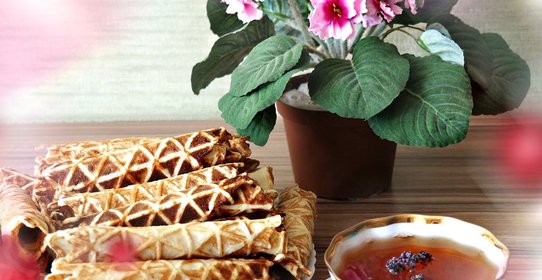 Трубочки вафельные