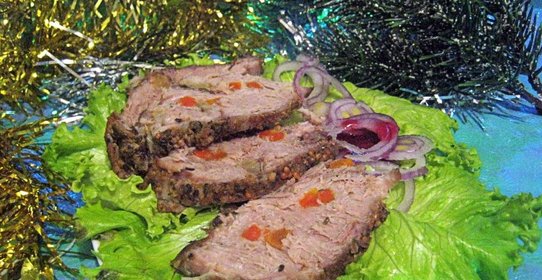 Буженина из свинины в фольге