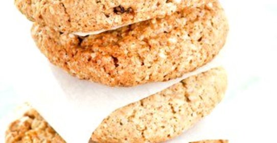 Овсяное печенье с цукини, кокосом и изюмом