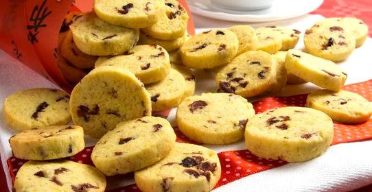 Печенье с сушёной клюквой