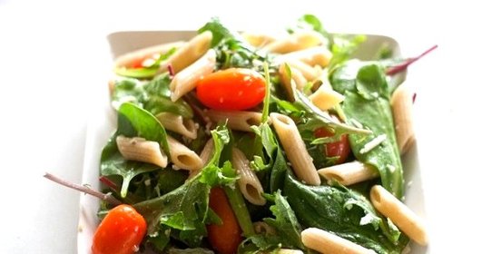 Макароны с зеленью