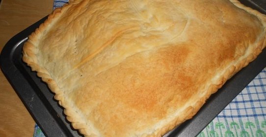 Рыбный пирог с картофелем