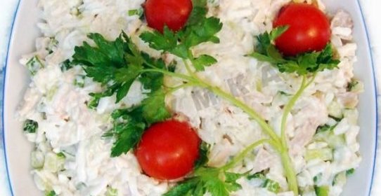 Салат Свежесть огурец свежий грудка куриная