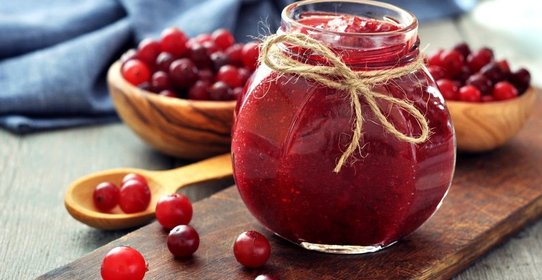 Варенье из клюквы без варки