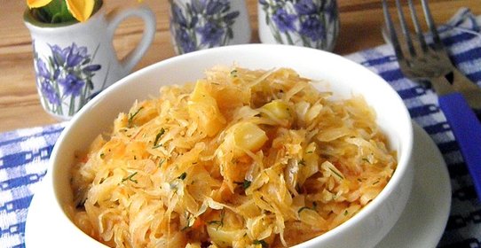 Солянка с кабачками и капустой