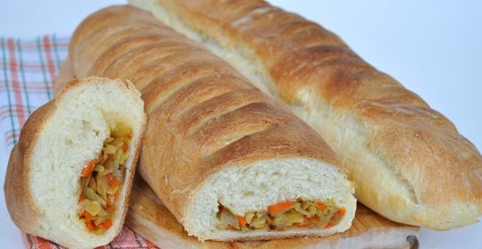 Кулебяка с капустой