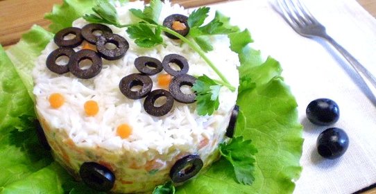 Салат Цветы