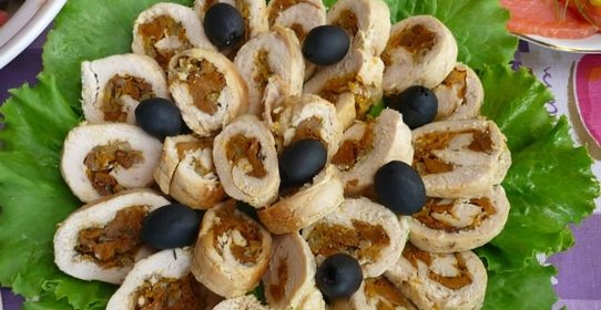 Куриные рулетики