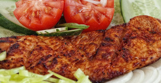 Куриная грудка на гриле