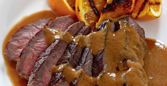 Баранина в соусе из мисо